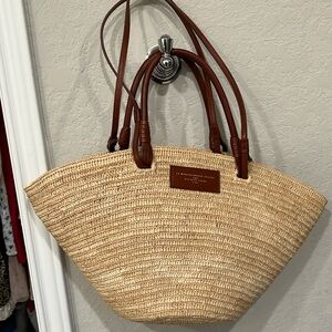 Sezane Justine Basket Tote Natural